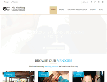 Tablet Screenshot of moweddingconnection.com